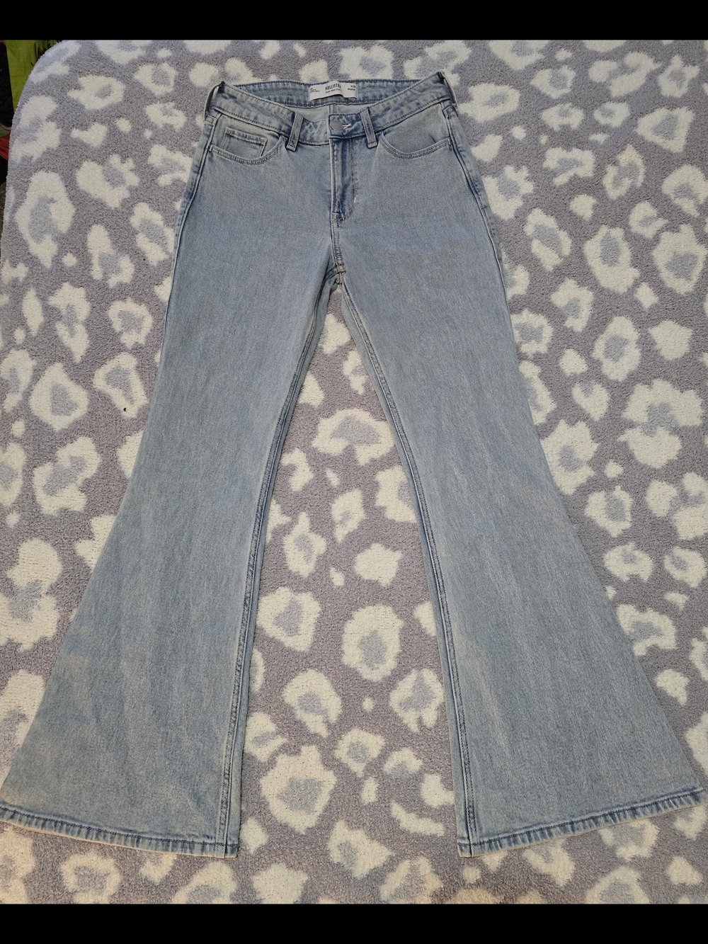 Hollister Light Blue Flare Jeans 6R